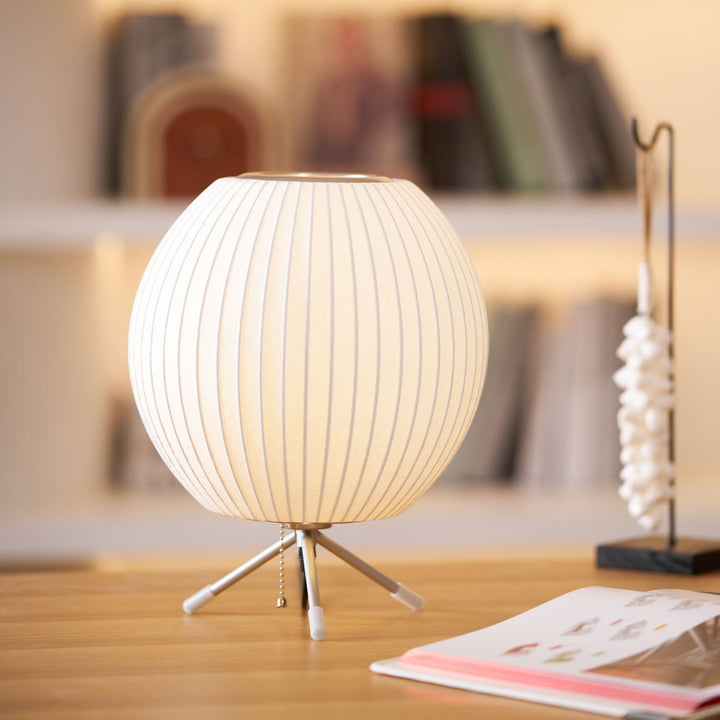 Lampa stołowa z bąbelkami na statywie