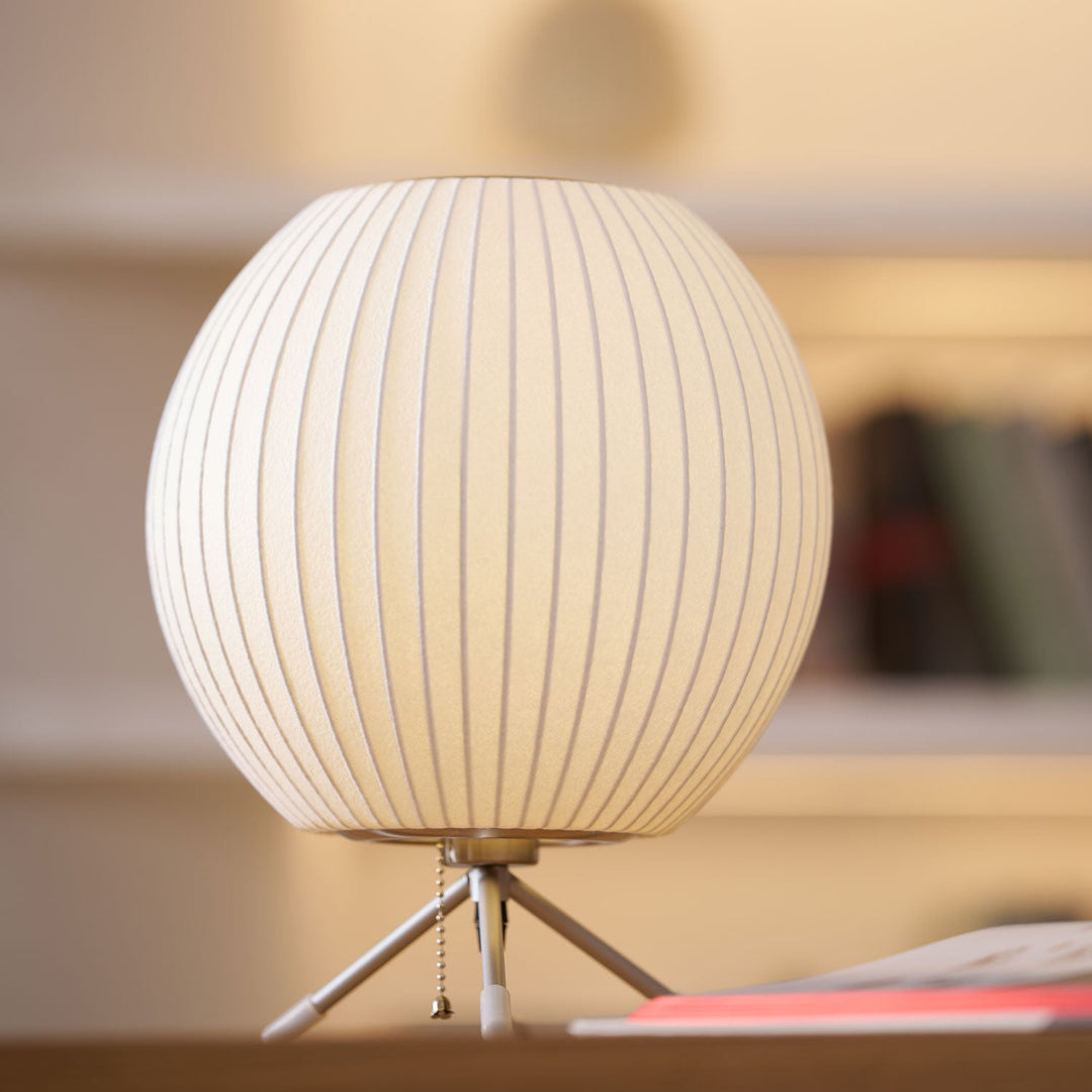 Lampa stołowa z bąbelkami na statywie