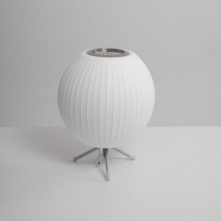 Lampa stołowa z bąbelkami na statywie