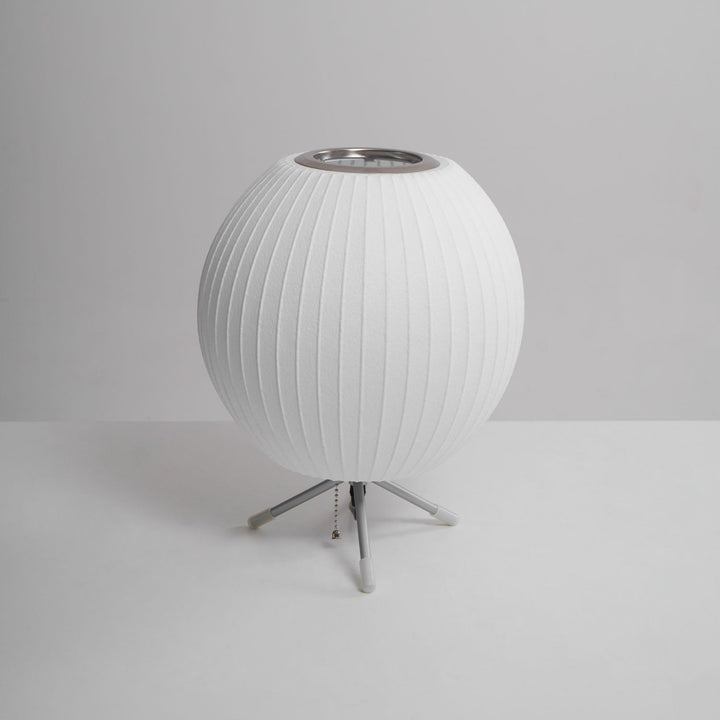 Lampa stołowa z bąbelkami na statywie