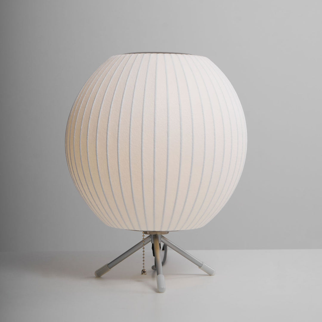 Lampa stołowa z bąbelkami na statywie