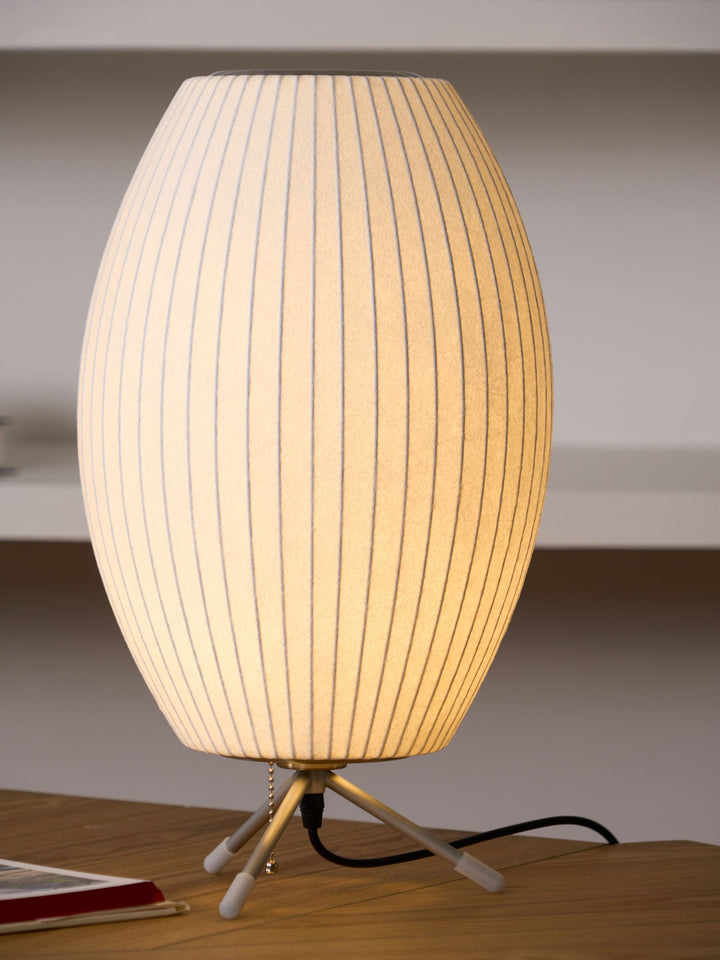 Lampa stołowa z bąbelkami na statywie