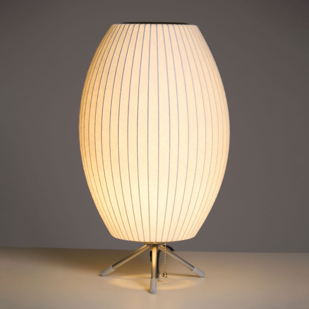 Lampa stołowa z bąbelkami na statywie