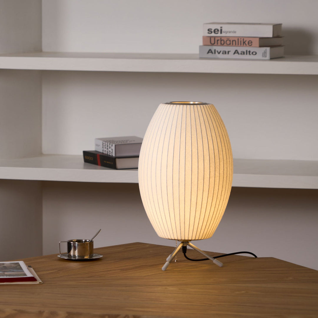 Lampa stołowa z bąbelkami na statywie