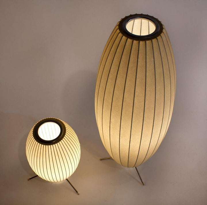 Lampa stołowa z bąbelkami na statywie