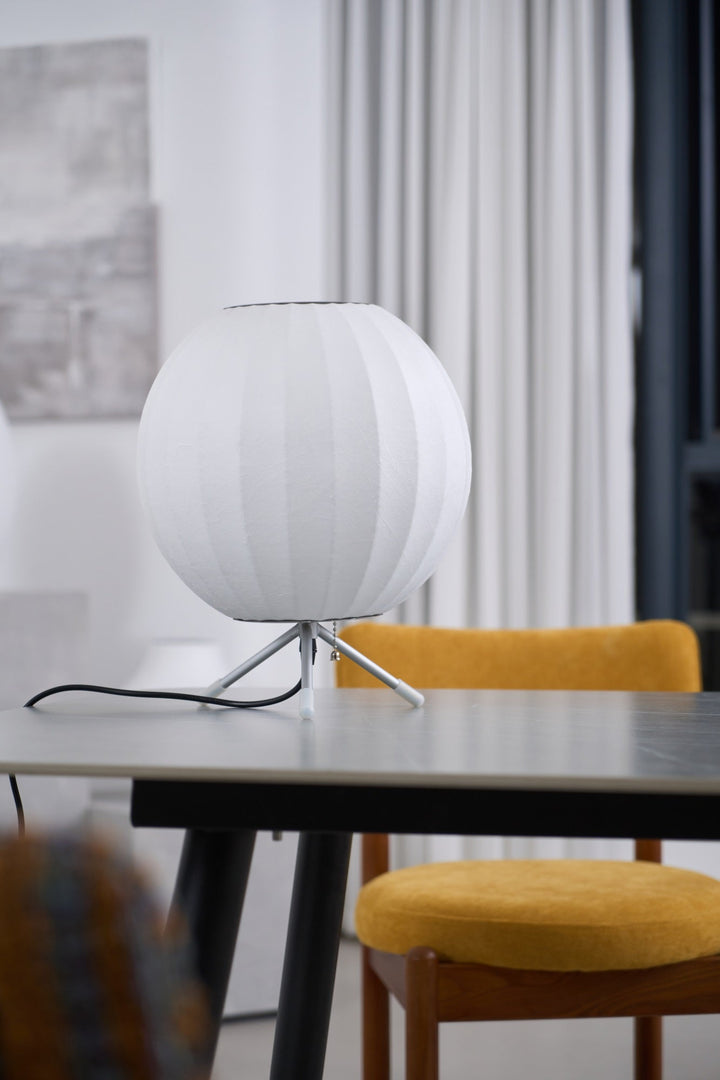 Lampa stołowa z bąbelkami na statywie