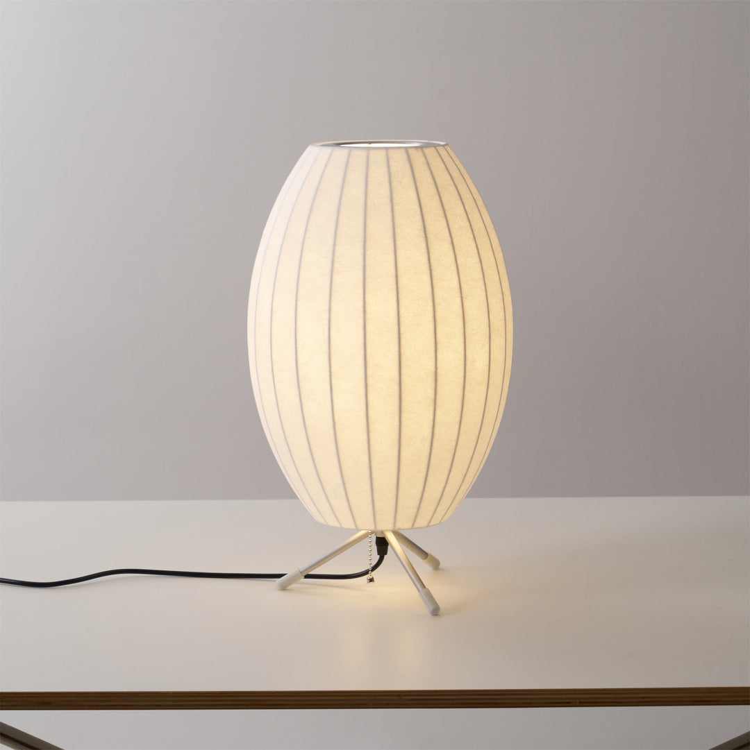 Lampa stołowa z bąbelkami na statywie