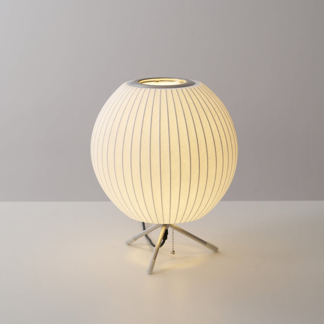 Lampa stołowa z bąbelkami na statywie