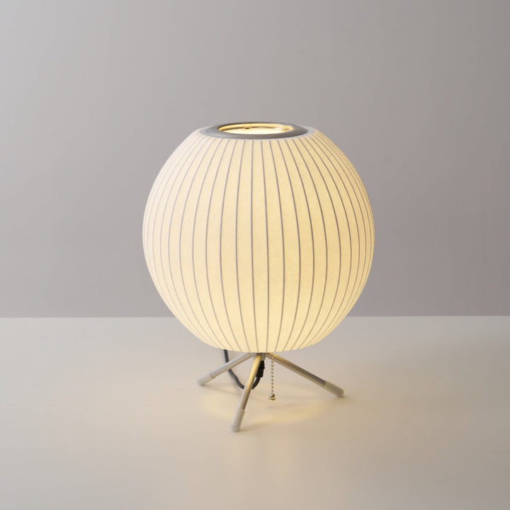 Lampa stołowa z bąbelkami na statywie