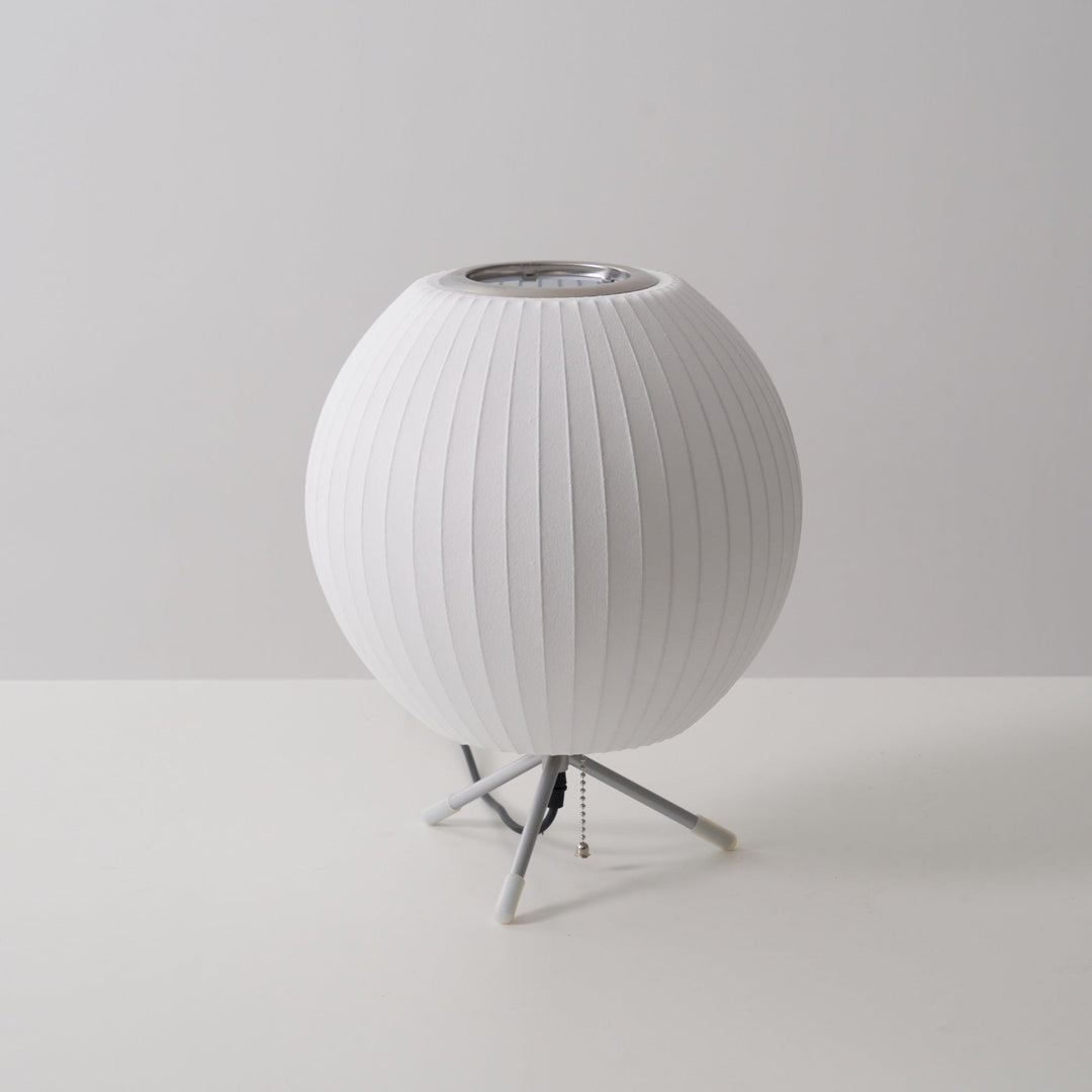 Lampa stołowa z bąbelkami na statywie