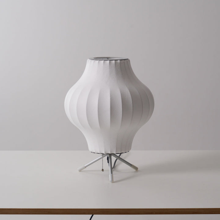 Lampa stołowa z bąbelkami na statywie