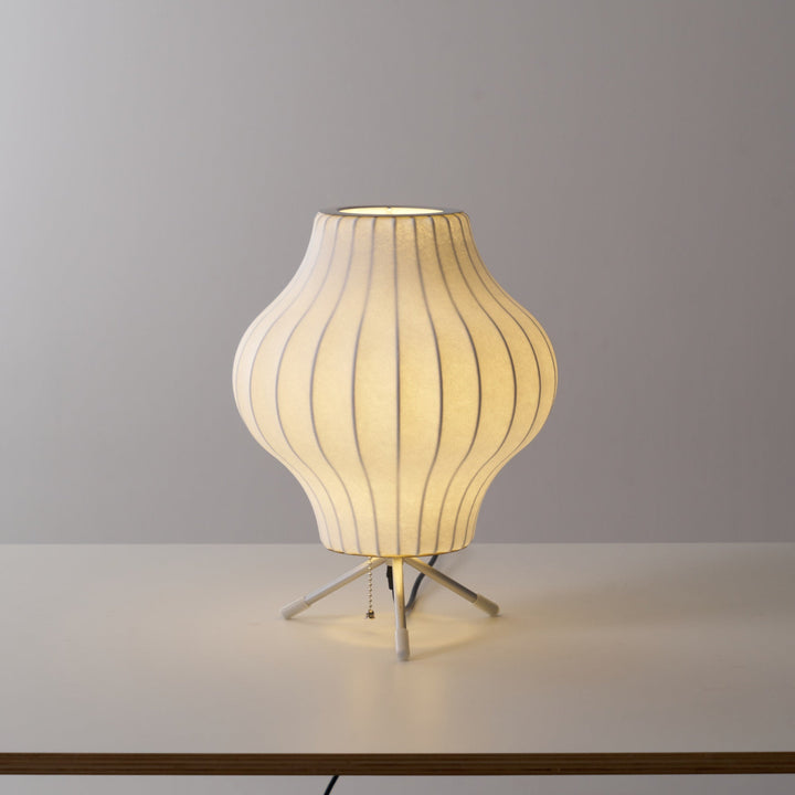 Lampa stołowa z bąbelkami na statywie