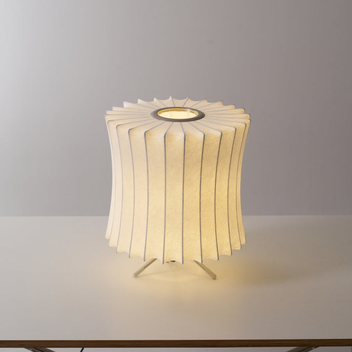 Lampa stołowa z bąbelkami na statywie