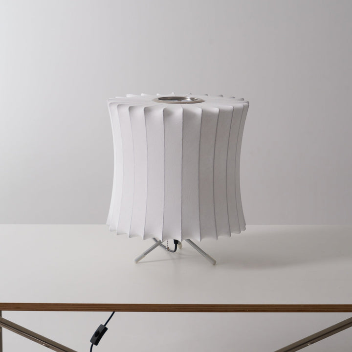 Lampa stołowa z bąbelkami na statywie