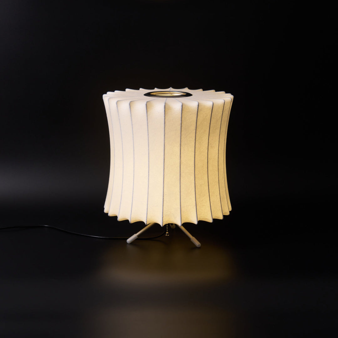 Lampa stołowa z bąbelkami na statywie