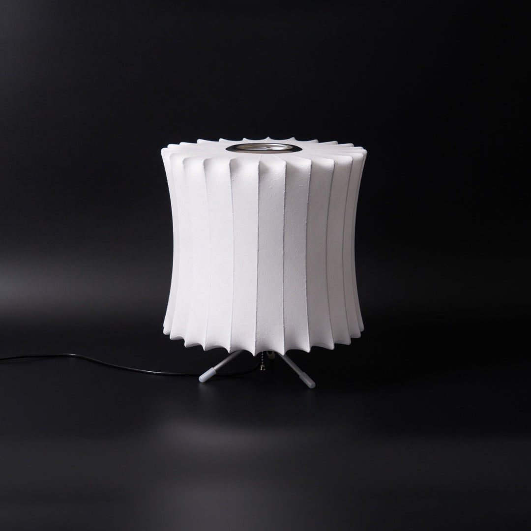 Lampa stołowa z bąbelkami na statywie