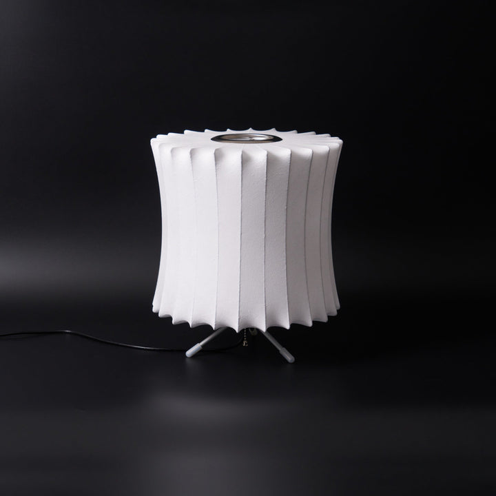 Lampa stołowa z bąbelkami na statywie