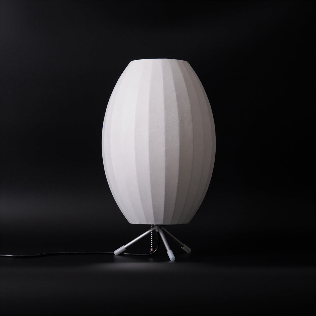 Lampa stołowa z bąbelkami na statywie
