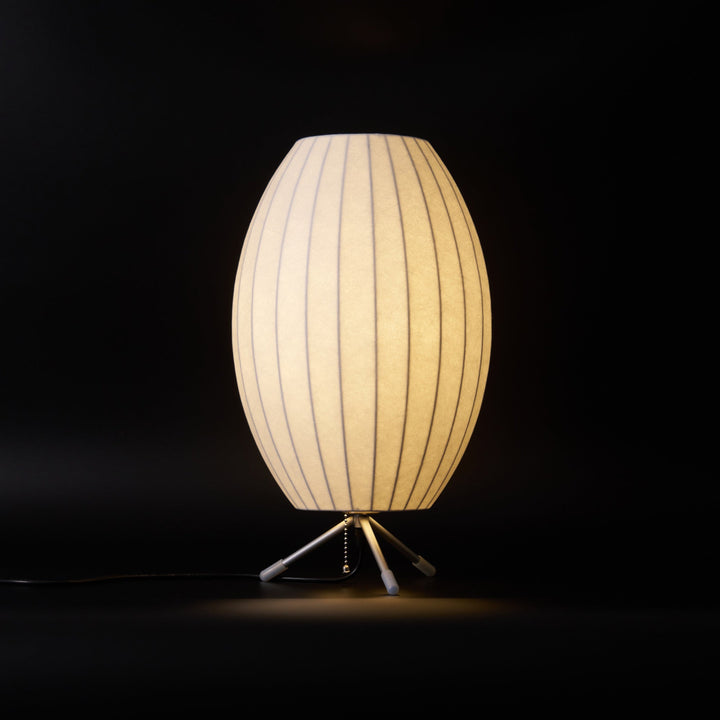 Lampa stołowa z bąbelkami na statywie