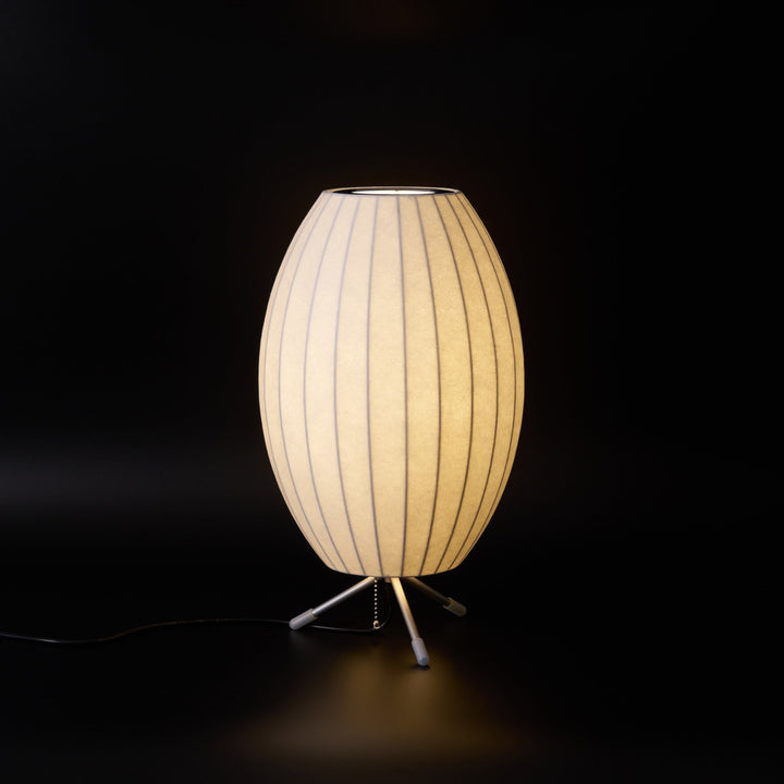 Lampa stołowa z bąbelkami na statywie