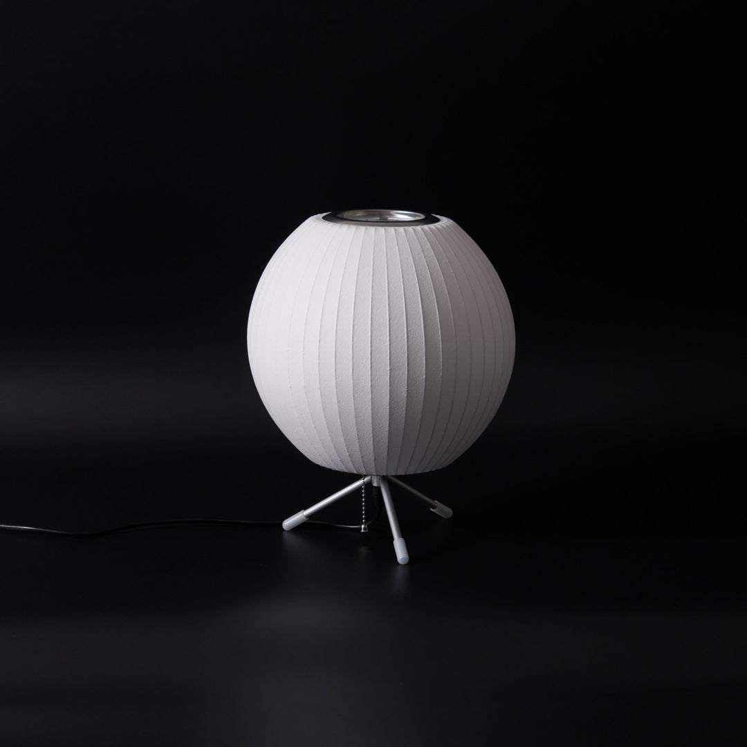 Lampa stołowa z bąbelkami na statywie