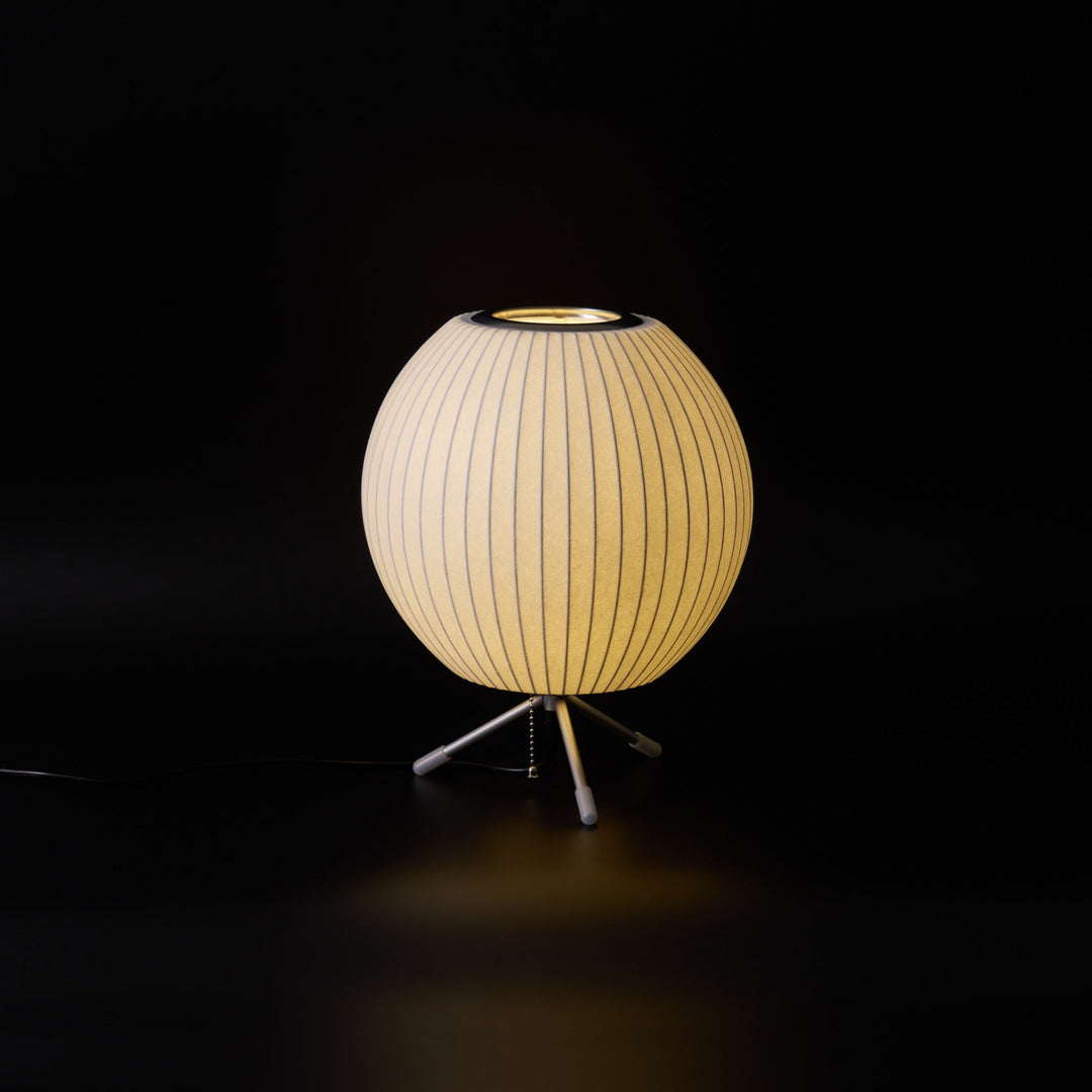 Lampa stołowa z bąbelkami na statywie