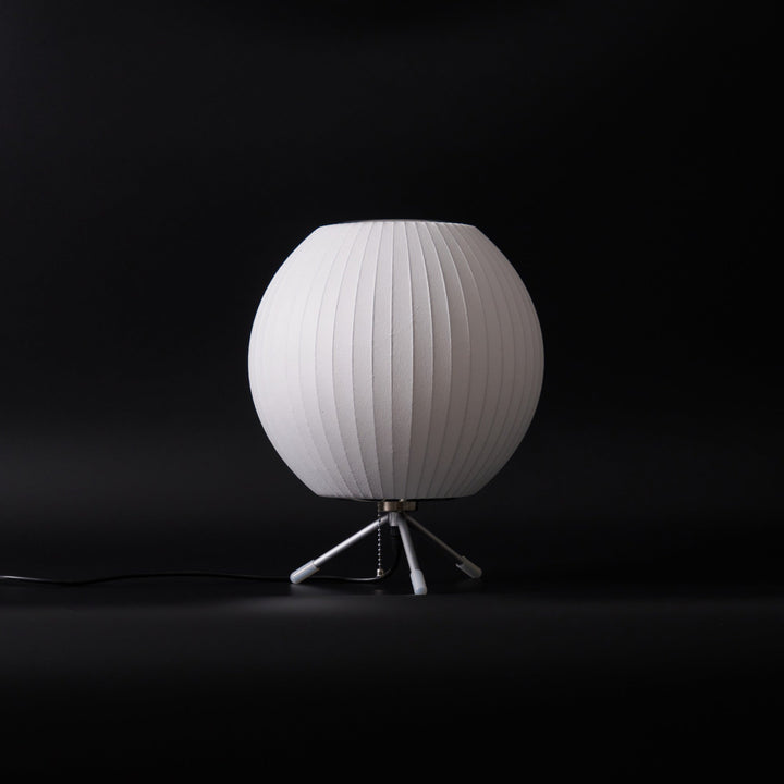 Lampa stołowa z bąbelkami na statywie
