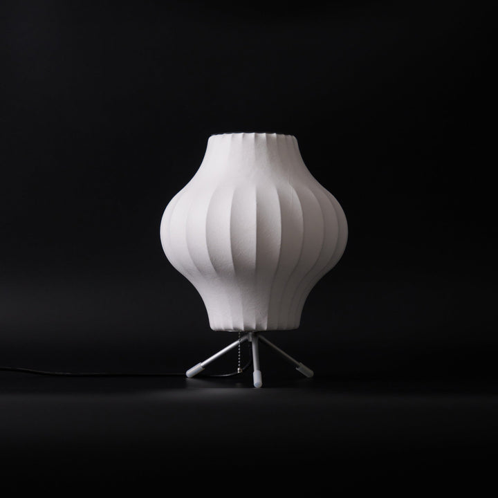 Lampa stołowa z bąbelkami na statywie