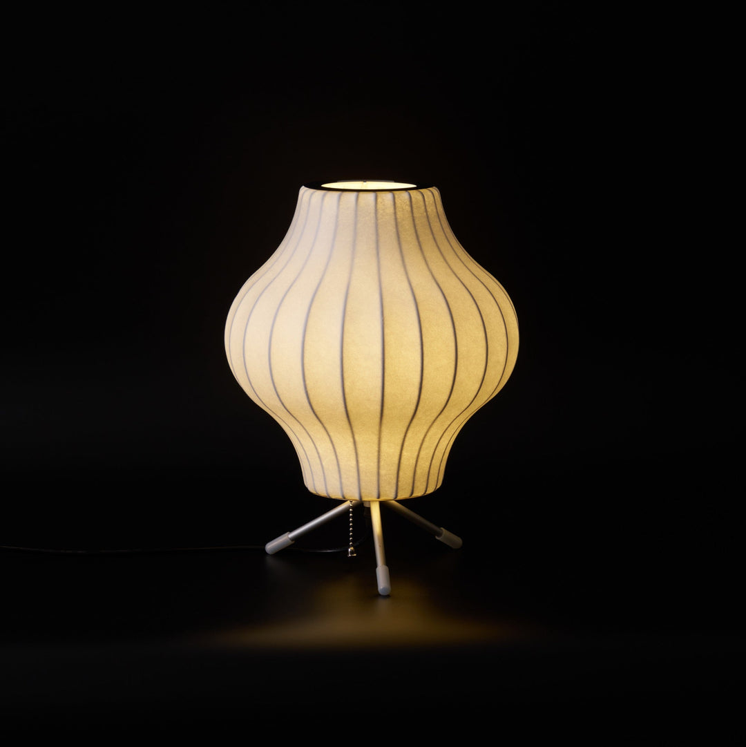 Lampa stołowa z bąbelkami na statywie
