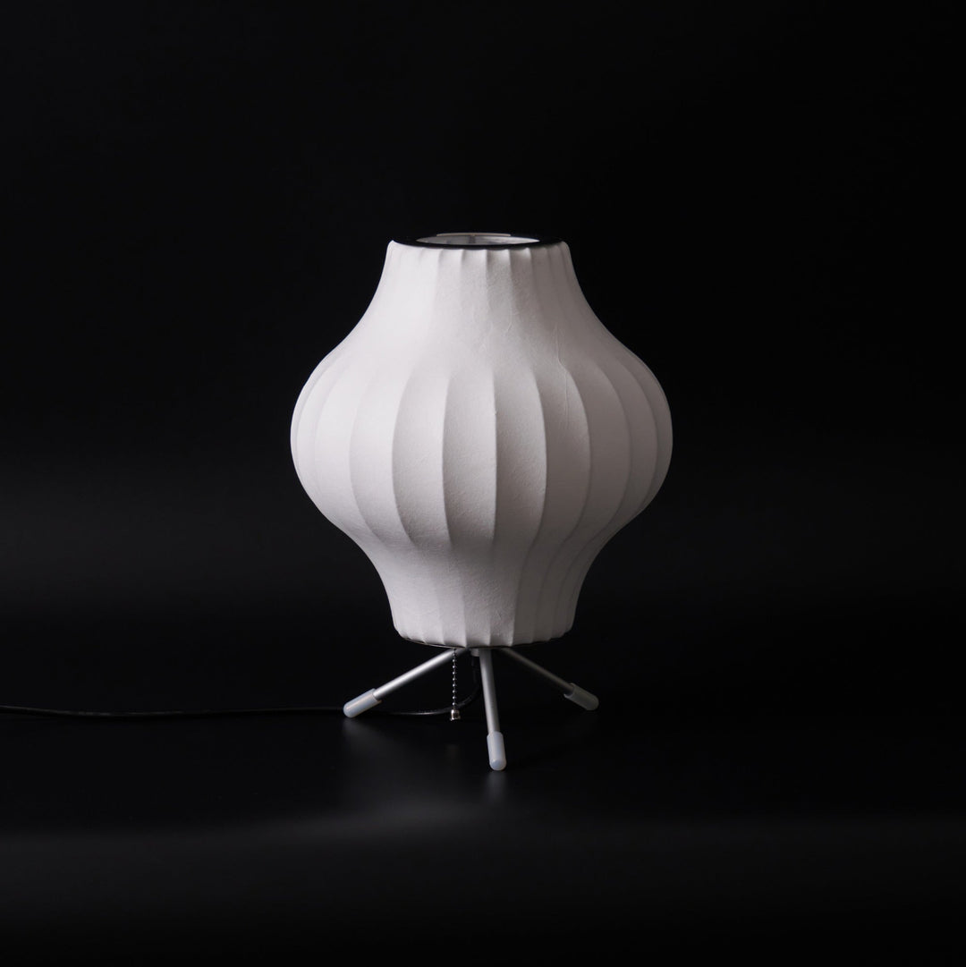Lampa stołowa z bąbelkami na statywie