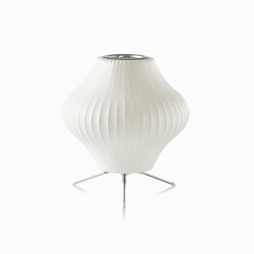 Lampa stołowa z bąbelkami na statywie