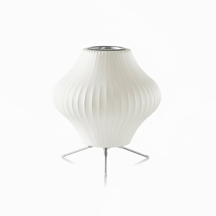 Lampa stołowa z bąbelkami na statywie