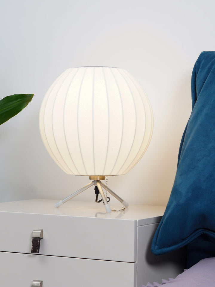 Lampa stołowa z bąbelkami na statywie