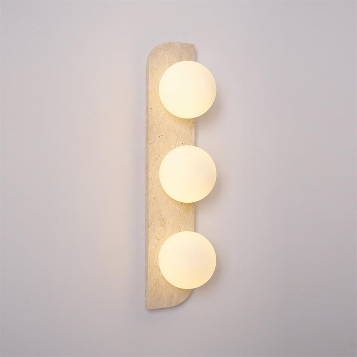 Elysian Lampa Ścienna z Trawertynu