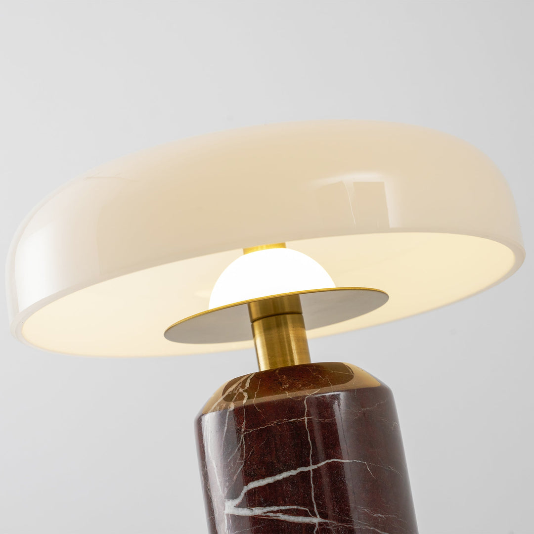 Lampa stołowa Lunara z marmuru
