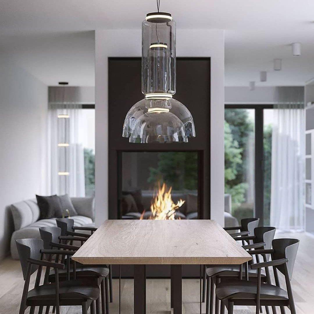 Cylindryczna Lampa Wisząca LED