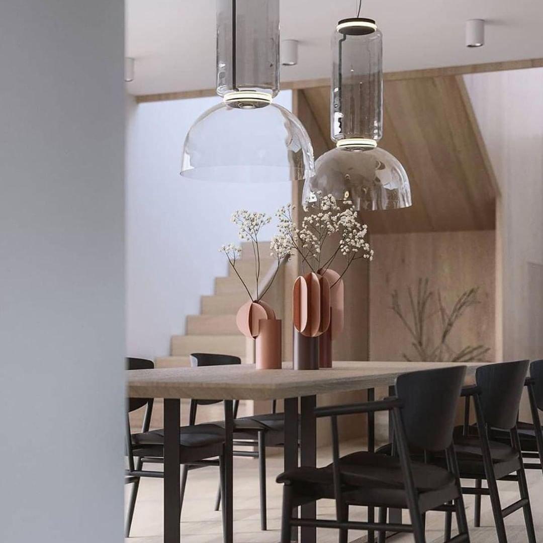 Cylindryczna Lampa Wisząca LED