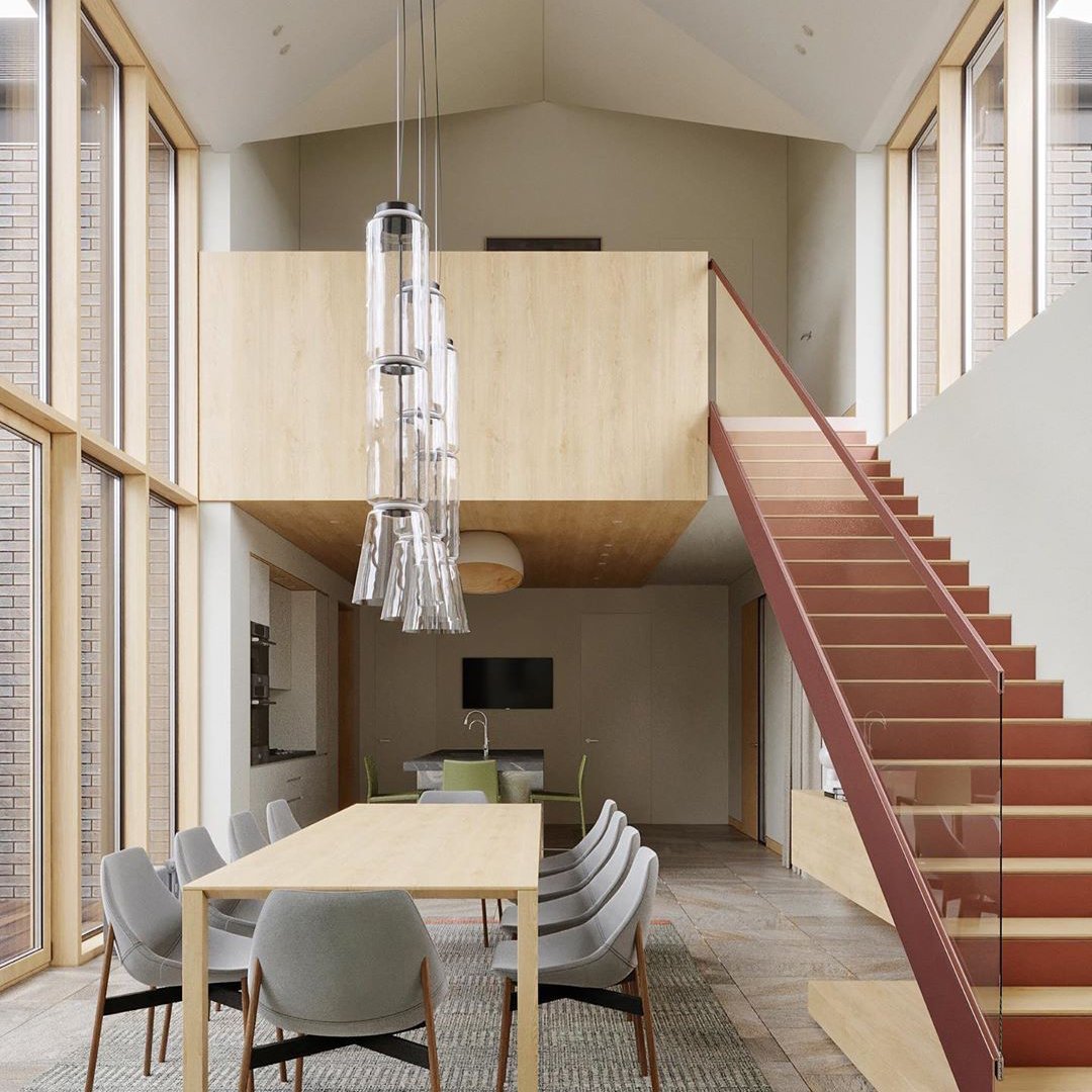 Cylindryczna Lampa Wisząca LED