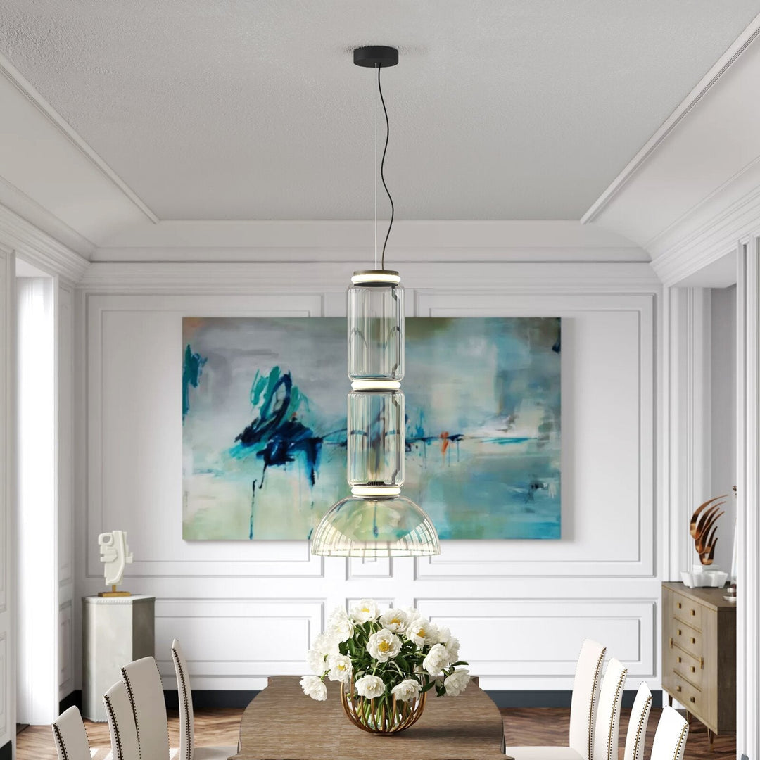 Cylindryczna Lampa Wisząca LED