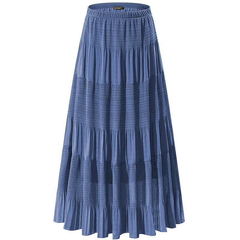 Floressa – Spódnica maxi z podwójną podszewką dla kobiet