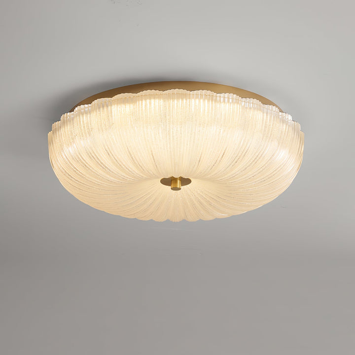 Szklana lampa sufitowa Ripple