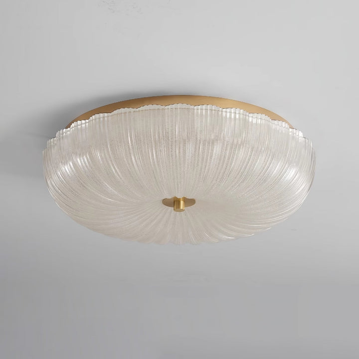 Szklana lampa sufitowa Ripple
