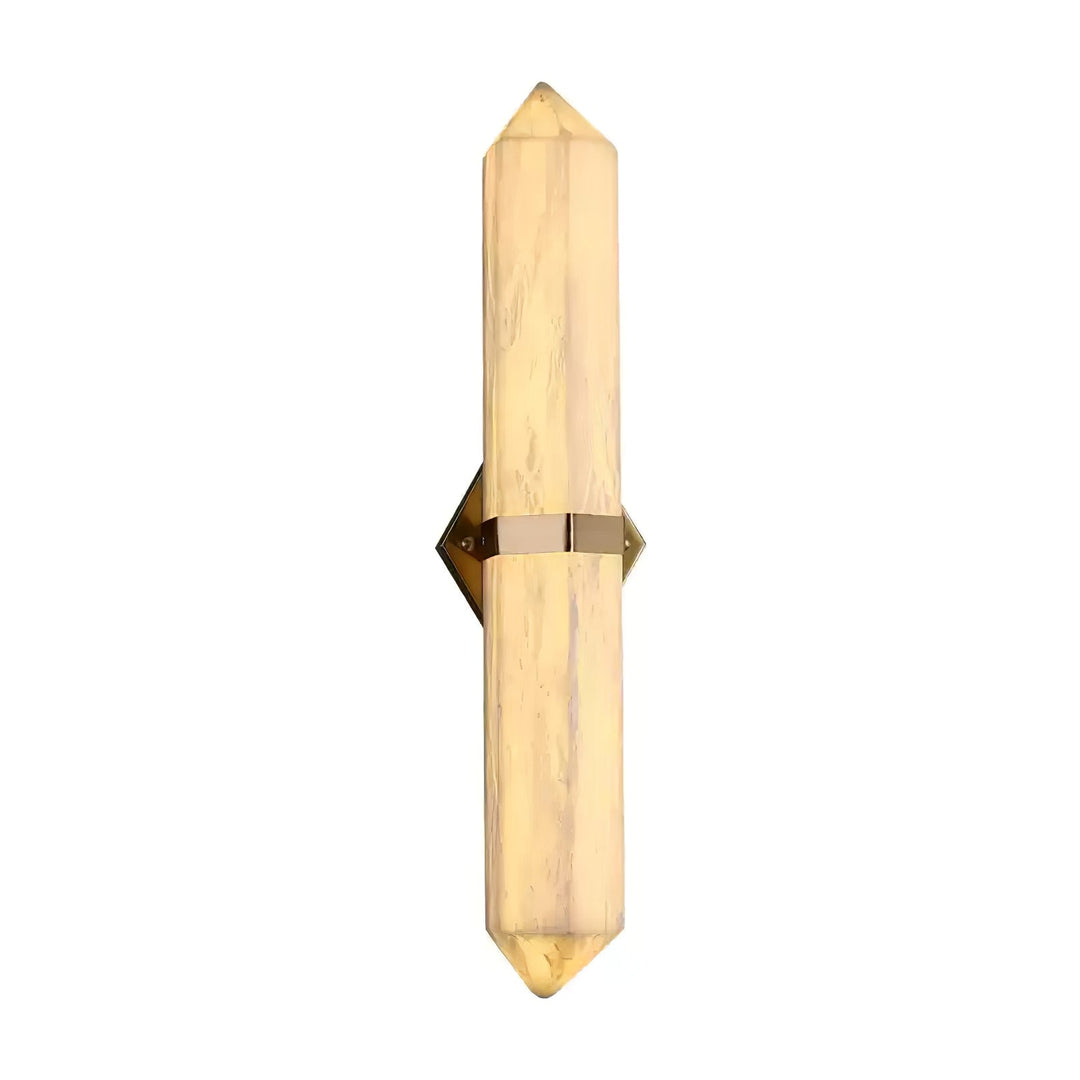 Kinkiet Ścienny Obelisk z Alabastru