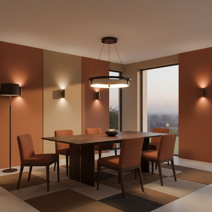 Lampa wisząca Orbit z Travertynu