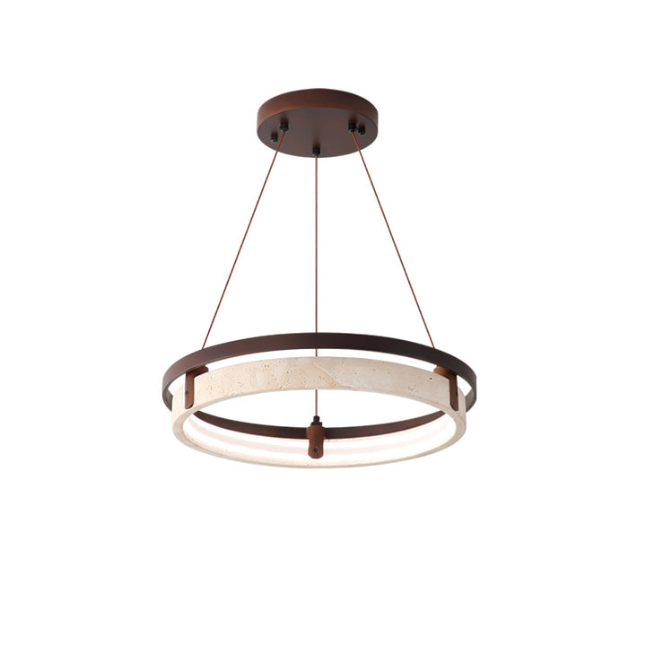 Lampa wisząca Orbit z Travertynu