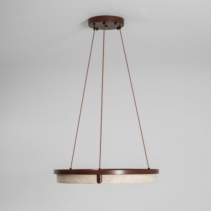 Lampa wisząca Orbit z Travertynu