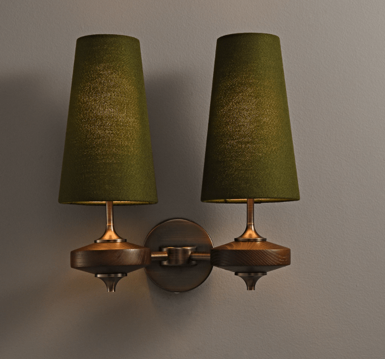 Kinkiet Orlan Twin Shade
