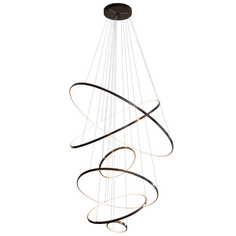 Żyrandol z pierścieniami Orrery