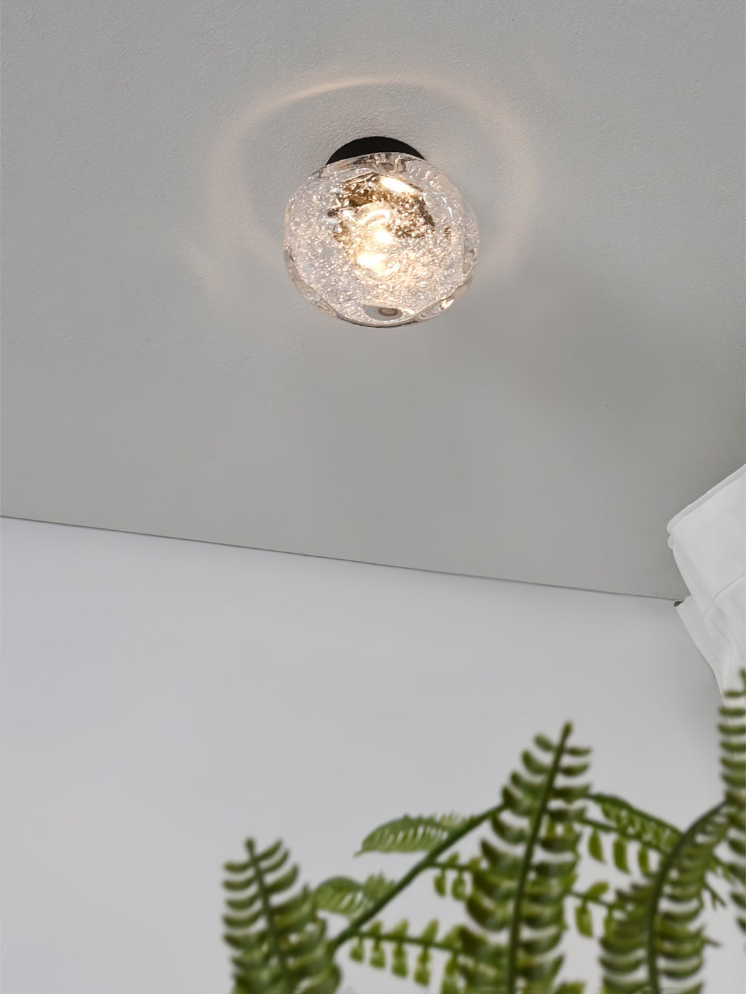 Lampa Ścienna Orrin ze Stapianego Szkła