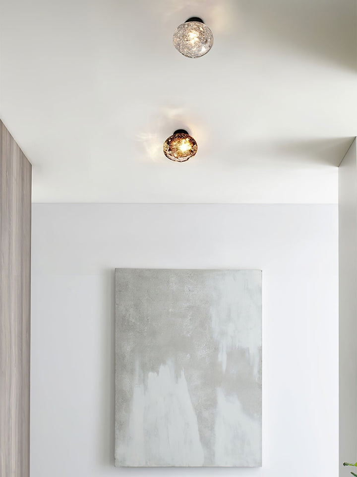 Lampa Ścienna Orrin ze Stapianego Szkła